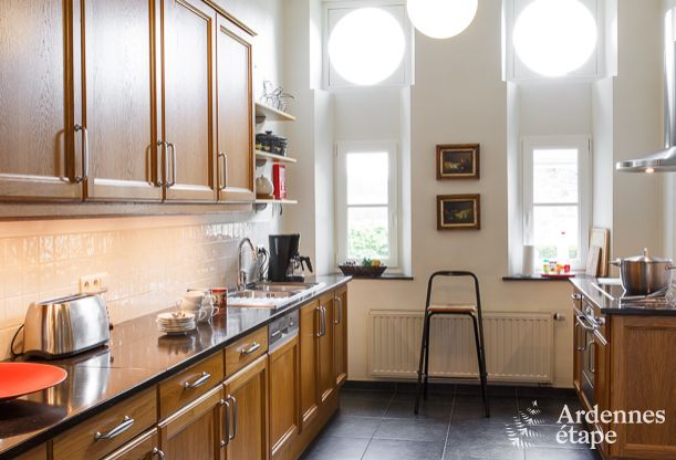 Elegant castle outbuilding in Libin for 14 persons in the Ardennes