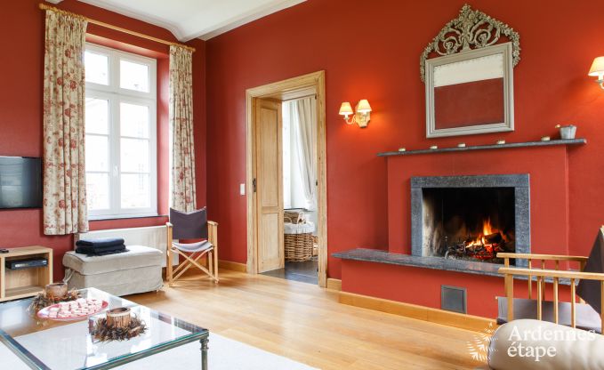 Elegant castle outbuilding in Libin for 14 persons in the Ardennes