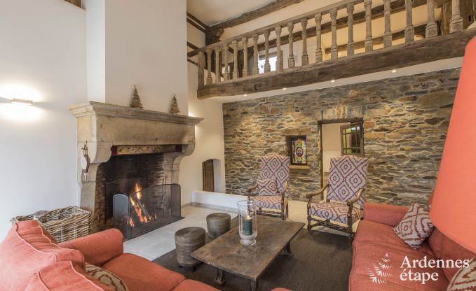 Holiday cottage in Libin for 9 persons in the Ardennes