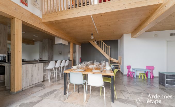 Holiday cottage in Lierneux for 15 persons in the Ardennes