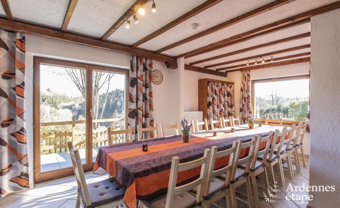 Holiday cottage in Malmedy for 15 persons in the Ardennes