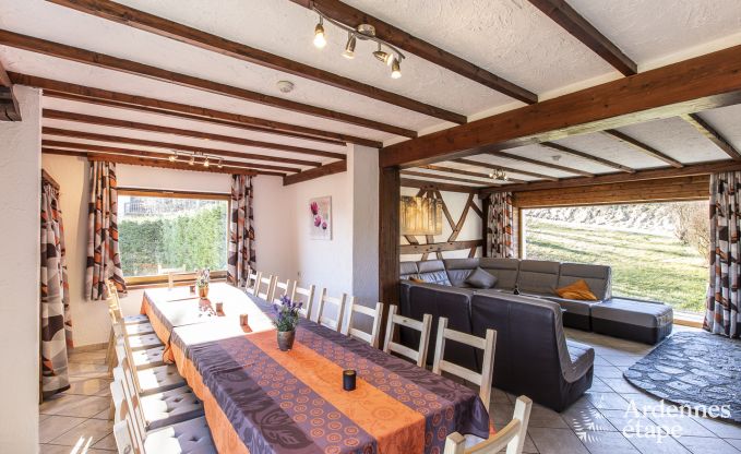 Holiday cottage in Malmedy for 15 persons in the Ardennes