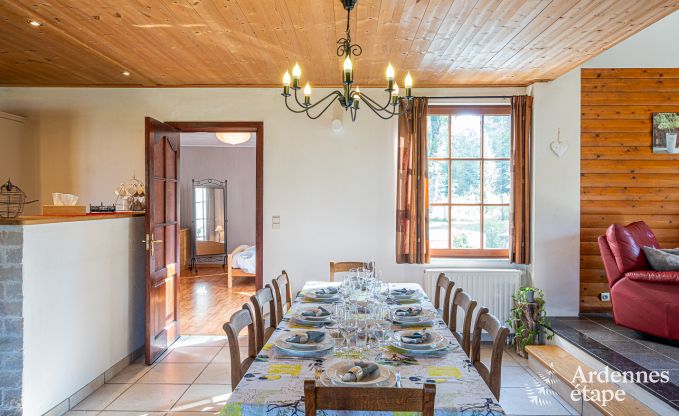 Holiday cottage in Manhay for 9 persons in the Ardennes