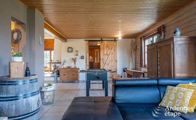 Holiday cottage in Manhay for 9 persons in the Ardennes