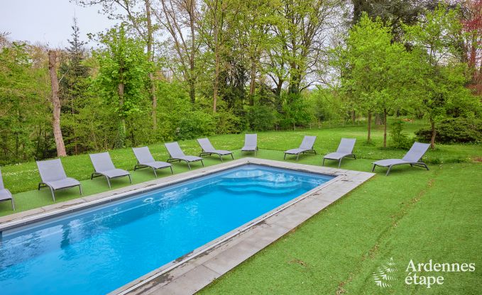 Beautifully renovated castle with swimming pool in Nassogne, Ardennes