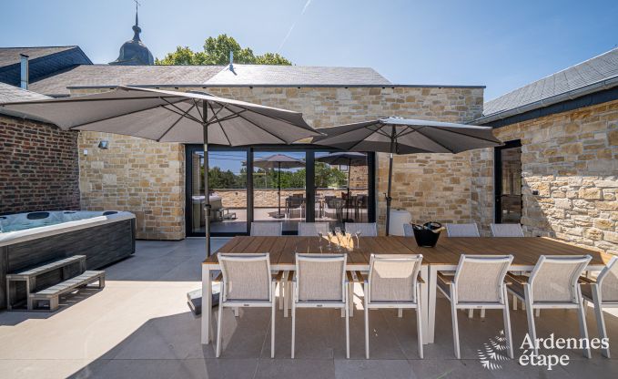 Luxurious villa in Nassogne with jacuzzi, 6 bedrooms and 6 bathrooms