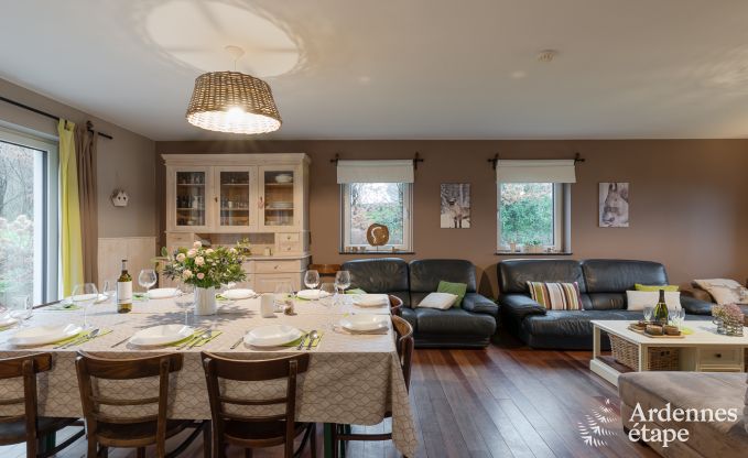 Comfortable holiday home in Neufchateau, ideal for 15 people, with hot tub, sauna and play facilities