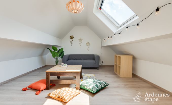 A bright, airy holiday home to rent in the Ardennes, in Ohey, for four people