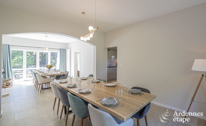 Luxury villa in Ohey for 14 persons in the Ardennes