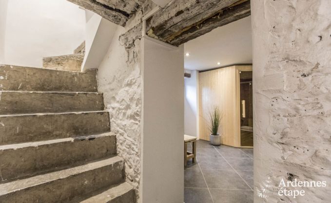 Wonderful holiday home in Onhaye with swimming pool, jacuzzi, sauna and games rooms for 14 people near Dinant