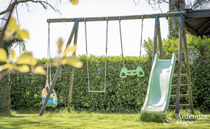 Holiday cottage with tennis court in Onhaye for 2/3 persons in the Ardennes