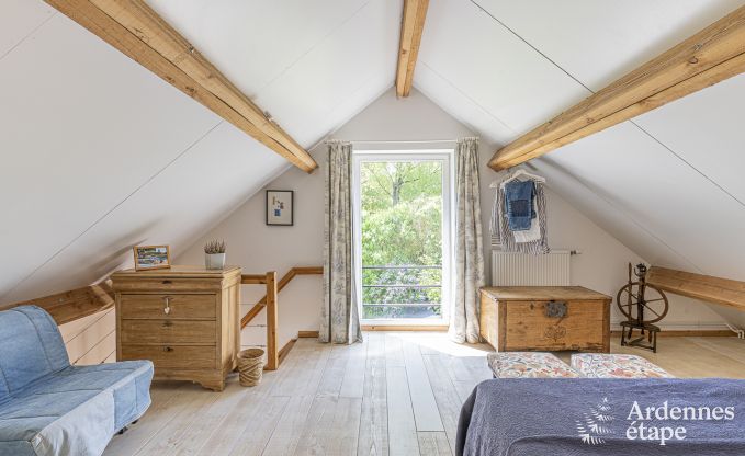 Holiday cottage with tennis court in Onhaye for 2/3 persons in the Ardennes