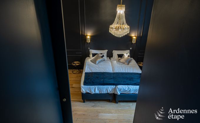 Luxury castle for 30 people in Ouffet with 14 bedrooms, 12 bathrooms, indoor pool, sauna and private garden