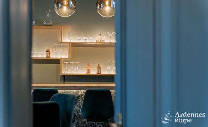 Luxury castle for 30 people in Ouffet with 14 bedrooms, 12 bathrooms, indoor pool, sauna and private garden