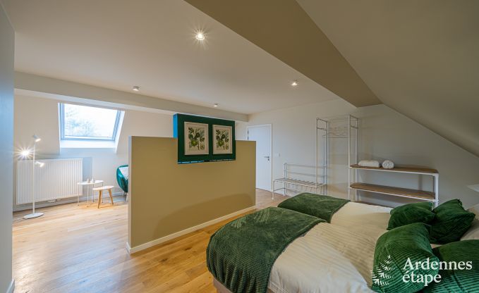 Luxury castle for 30 people in Ouffet with 14 bedrooms, 12 bathrooms, indoor pool, sauna and private garden