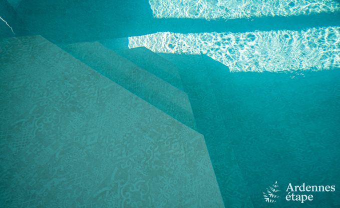 Luxury castle for 30 people in Ouffet with 14 bedrooms, 12 bathrooms, indoor pool, sauna and private garden