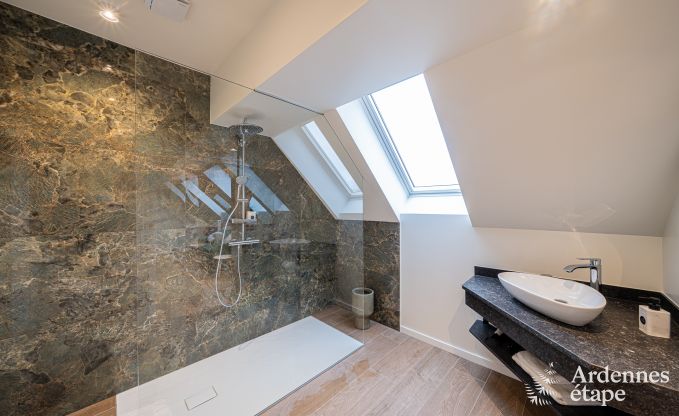 Luxury castle for 30 people in Ouffet with 14 bedrooms, 12 bathrooms, indoor pool, sauna and private garden