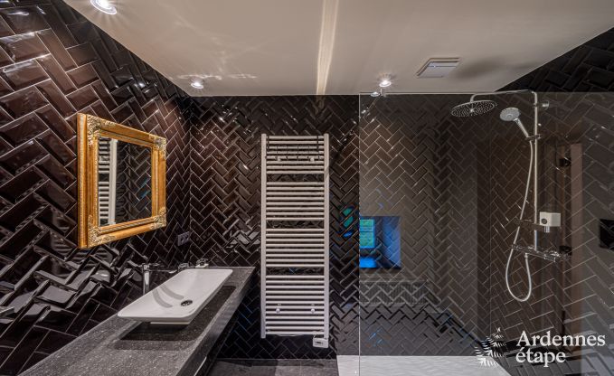 Luxury castle for 30 people in Ouffet with 14 bedrooms, 12 bathrooms, indoor pool, sauna and private garden