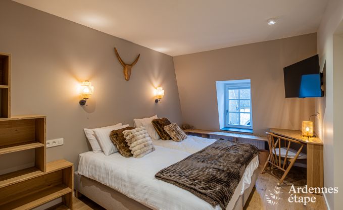 Luxury castle for 30 people in Ouffet with 14 bedrooms, 12 bathrooms, indoor pool, sauna and private garden