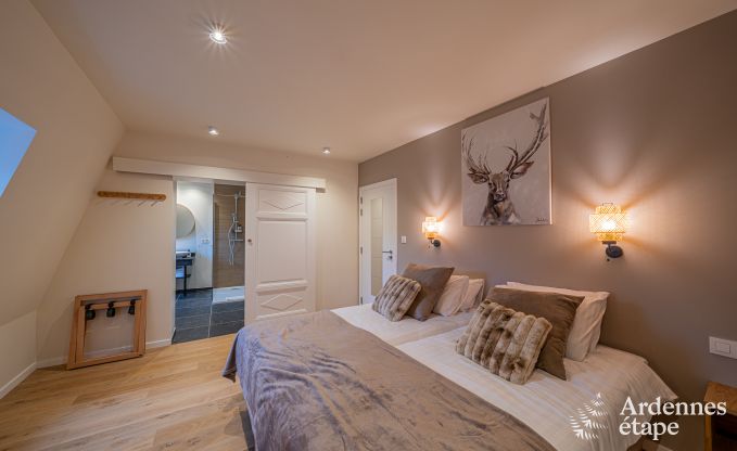 Luxury castle for 30 people in Ouffet with 14 bedrooms, 12 bathrooms, indoor pool, sauna and private garden