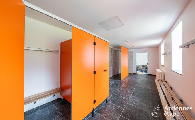 Luxury castle for 30 people in Ouffet with 14 bedrooms, 12 bathrooms, indoor pool, sauna and private garden