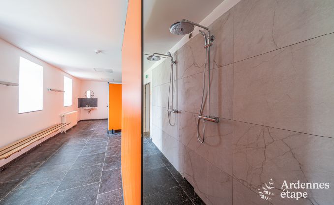 Luxury castle for 30 people in Ouffet with 14 bedrooms, 12 bathrooms, indoor pool, sauna and private garden