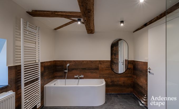 Luxury castle for 30 people in Ouffet with 14 bedrooms, 12 bathrooms, indoor pool, sauna and private garden