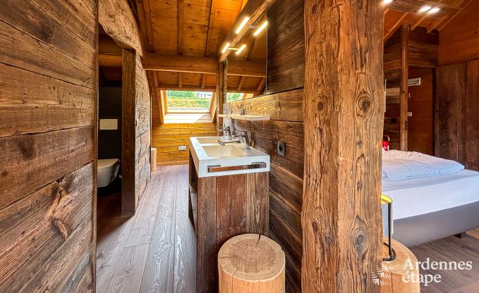 Spacious chalet in Ovifat, Ardennes, 16 people, 8 bedrooms, 3 bathrooms, sauna, billiards, garden with private terrace