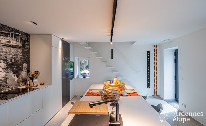 Exceptional charming holiday home in Profondeville for 4 people with jacuzzi, infrared cabin and pontoon on the Meuse