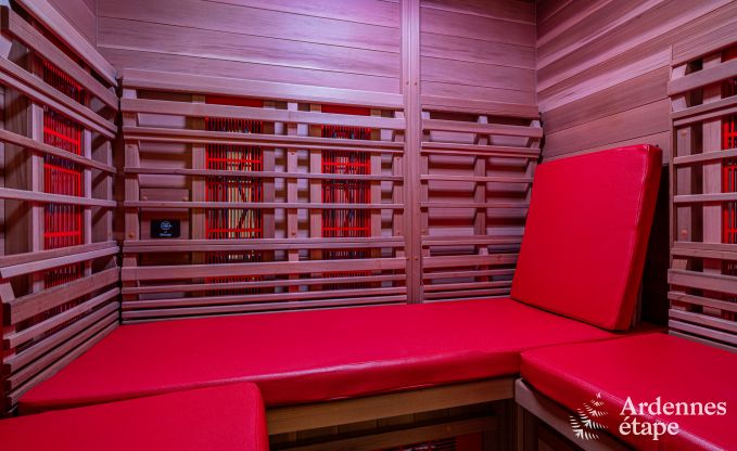 Exceptional charming holiday home in Profondeville for 4 people with jacuzzi, infrared cabin and pontoon on the Meuse