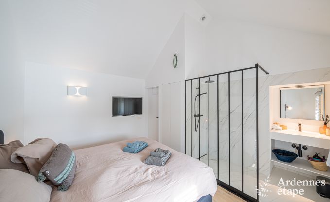 Exceptional charming holiday home in Profondeville for 4 people with jacuzzi, infrared cabin and pontoon on the Meuse