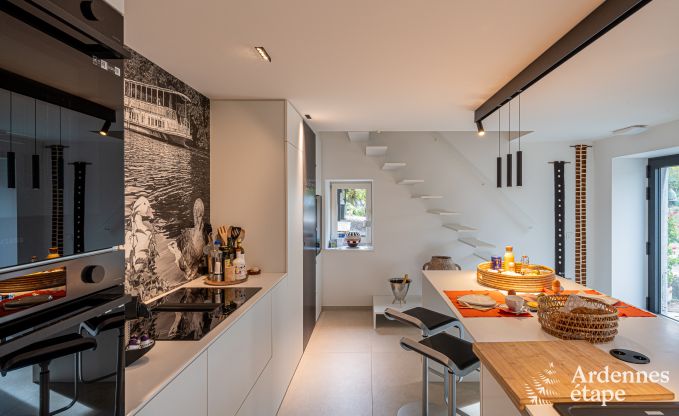 Exceptional charming holiday home in Profondeville for 4 people with jacuzzi, infrared cabin and pontoon on the Meuse