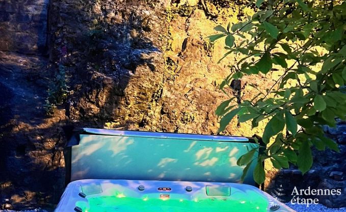 Exceptional charming holiday home in Profondeville for 4 people with jacuzzi, infrared cabin and pontoon on the Meuse