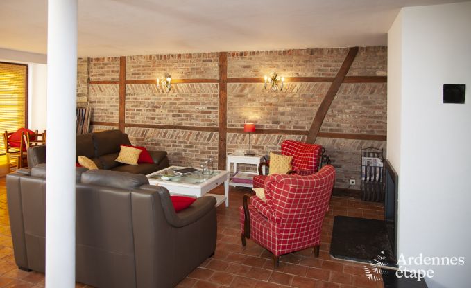 Magnificent farmhouse converted into a gite for 15 people in Redu