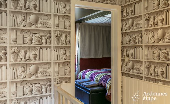 High-end villa in Redu, Ardennes, 9 people, outdoor pool, sauna, steam room, indoor and outdoor jacuzzi, private garden, complete equipment