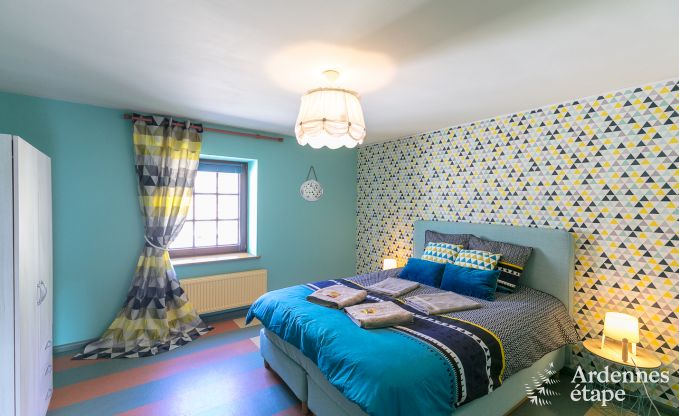 High-end villa in Redu, Ardennes, 9 people, outdoor pool, sauna, steam room, indoor and outdoor jacuzzi, private garden, complete equipment