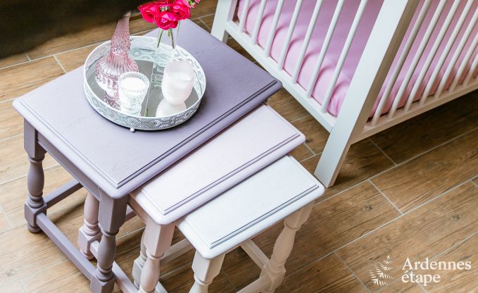 Holiday home in Rendeux, Ardennes, 6 people, 2 bedrooms, private garden, baby equipment, terrace with barbecue