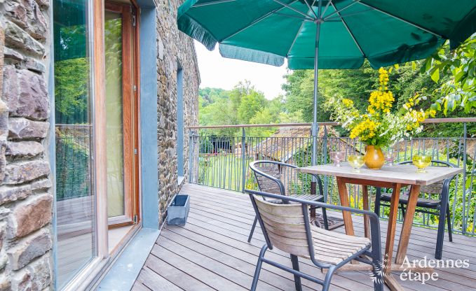 Holiday home in Rendeux, Ardennes, 6 people, 2 bedrooms, private garden, baby equipment, terrace with barbecue