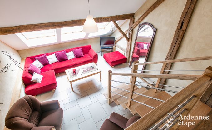 Holiday home in Rendeux, Ardennes, 6 people, 2 bedrooms, private garden, baby equipment, terrace with barbecue