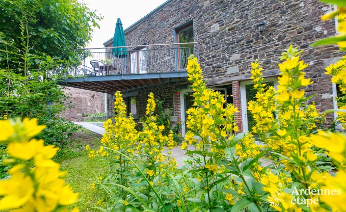 Holiday home in Rendeux, Ardennes, 6 people, 2 bedrooms, private garden, baby equipment, terrace with barbecue