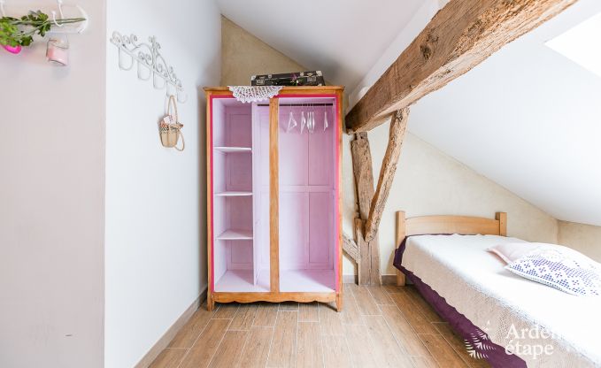 Holiday home in Rendeux, Ardennes, 6 people, 2 bedrooms, private garden, baby equipment, terrace with barbecue