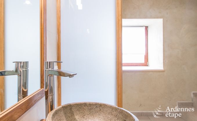 Holiday home in Rendeux, Ardennes, 6 people, 2 bedrooms, private garden, baby equipment, terrace with barbecue