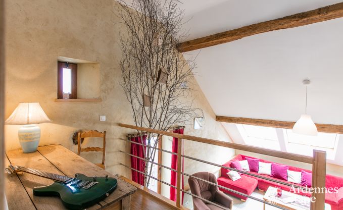 Holiday home in Rendeux, Ardennes, 6 people, 2 bedrooms, private garden, baby equipment, terrace with barbecue