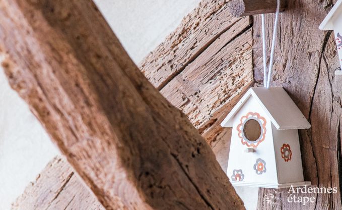 Holiday home in Rendeux, Ardennes, 6 people, 2 bedrooms, private garden, baby equipment, terrace with barbecue