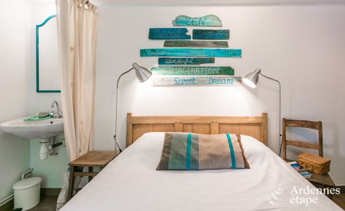 Holiday home in Rendeux, Ardennes, 6 people, 2 bedrooms, private garden, baby equipment, terrace with barbecue