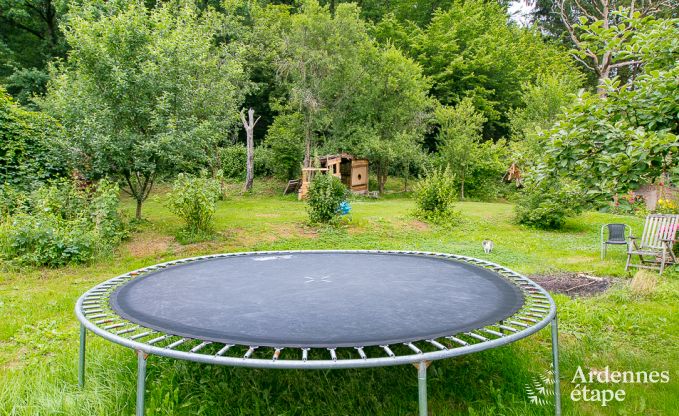 Holiday home in Rendeux, Ardennes, 6 people, 2 bedrooms, private garden, baby equipment, terrace with barbecue