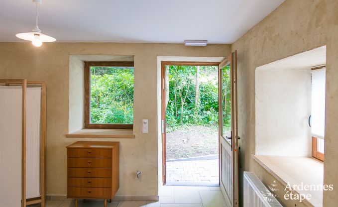 Holiday home in Rendeux, Ardennes, 6 people, 2 bedrooms, private garden, baby equipment, terrace with barbecue