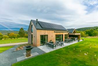 Contemporary holiday home for 9 people to rent in the Ardennes (Rendeux)