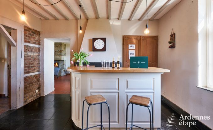 Holiday cottage in Rochefort for 12/14 persons in the Ardennes