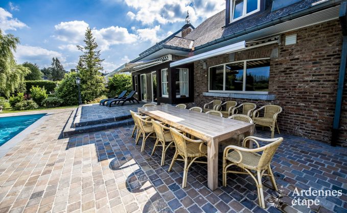 Luxury villa in Rochefort for 13 persons in the Ardennes